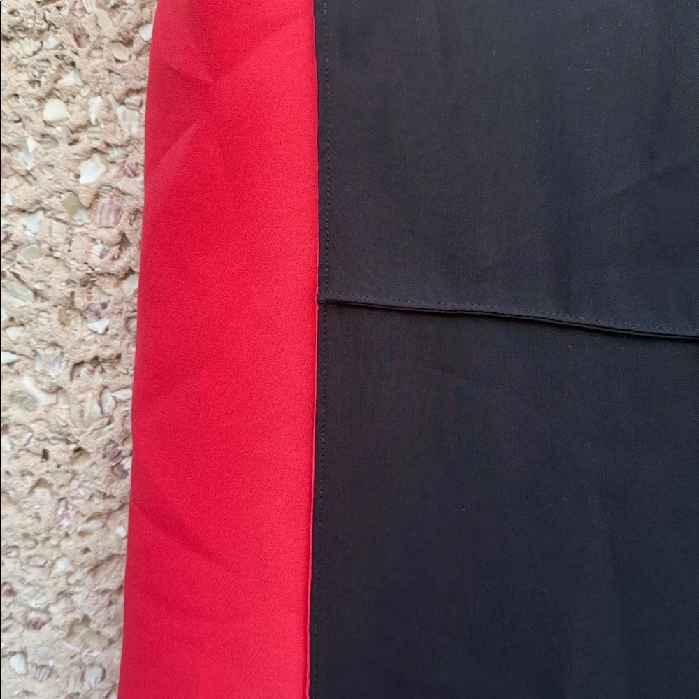 Prada Colorblock Dress in Black and Coral - Picture 7 of 9